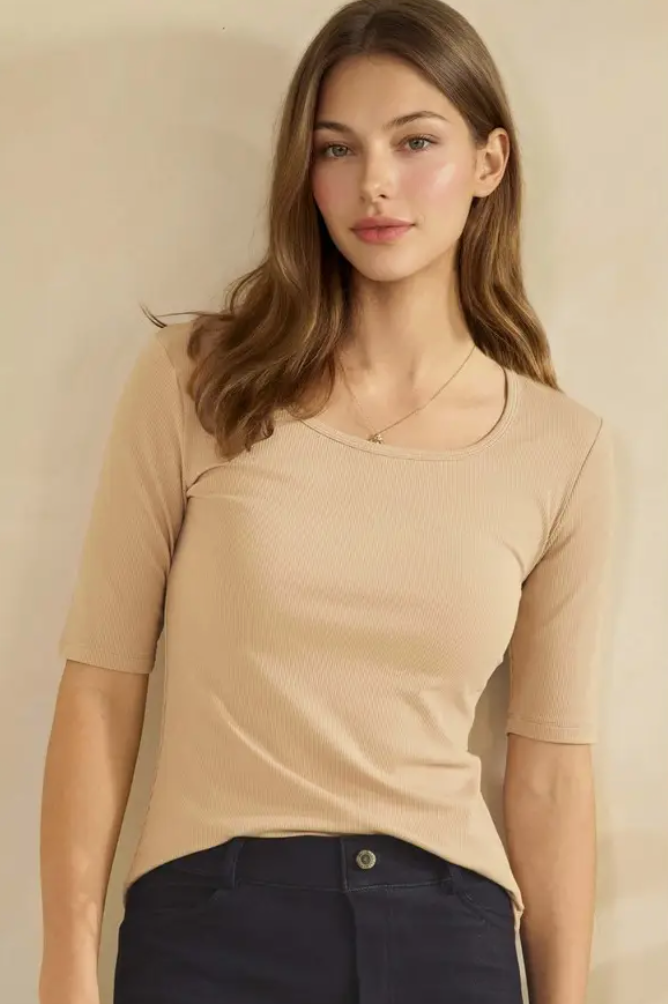 Yelete - Pure Comfort Mid Sleeve Top