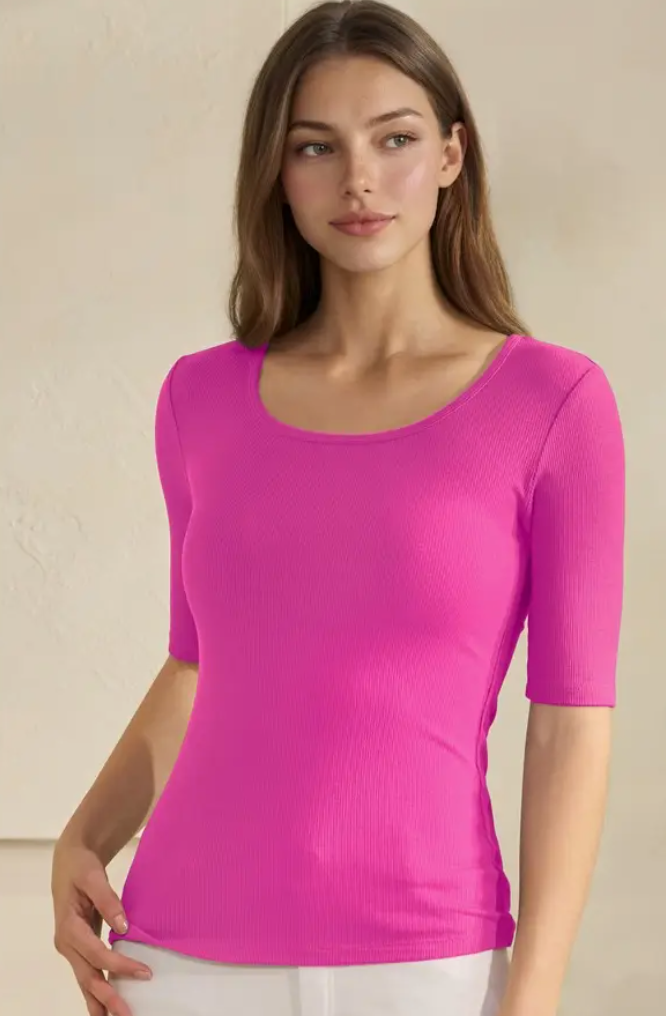 Yelete - Pure Comfort Mid Sleeve Top