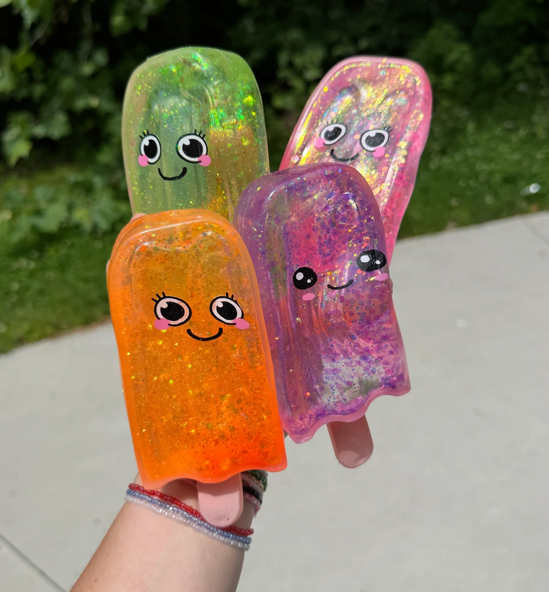 Viral Squishy Toy - Glitter Popsicle