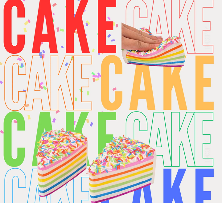 Viral Squishy Toy - Cake Slice