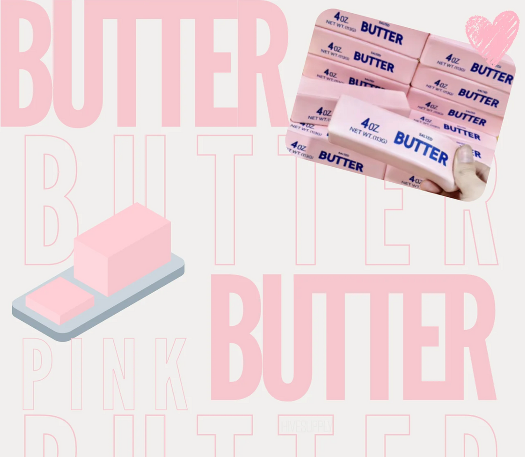 Viral Squishy Toy - Pink Butter