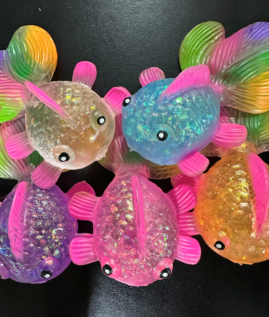 Viral Squishy Toy - Glitter Fish
