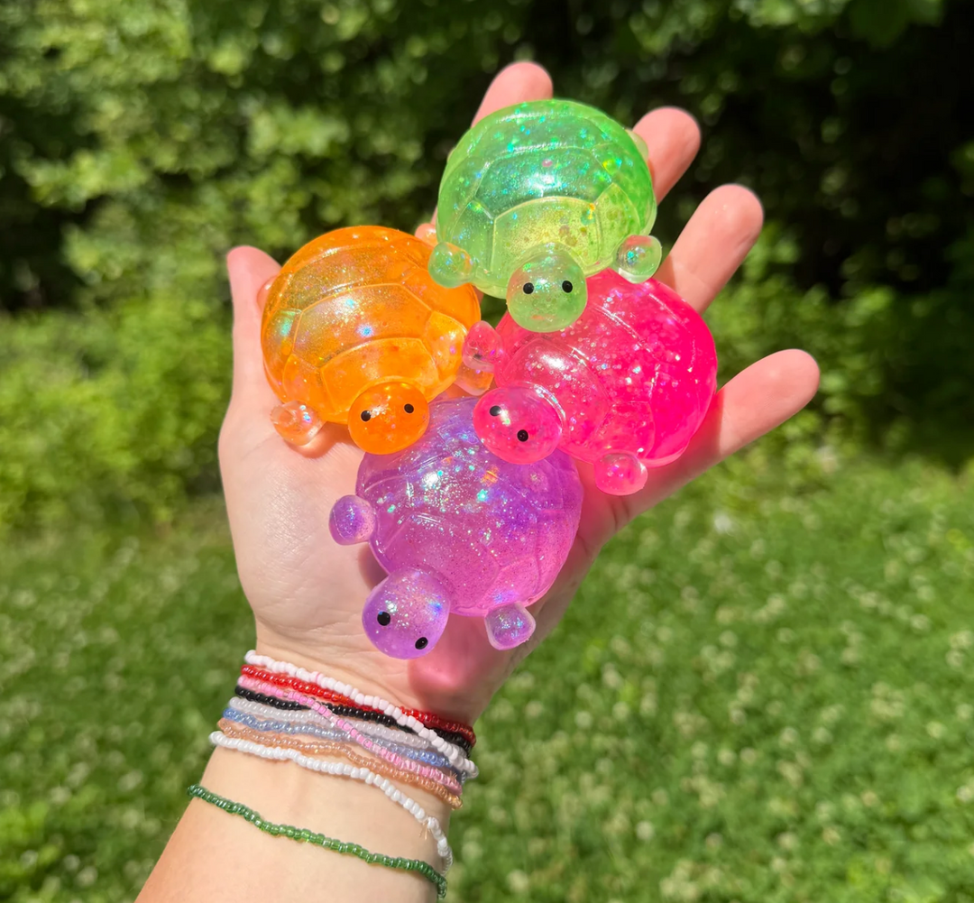 Viral Squishy Toy - Glitter Turtle