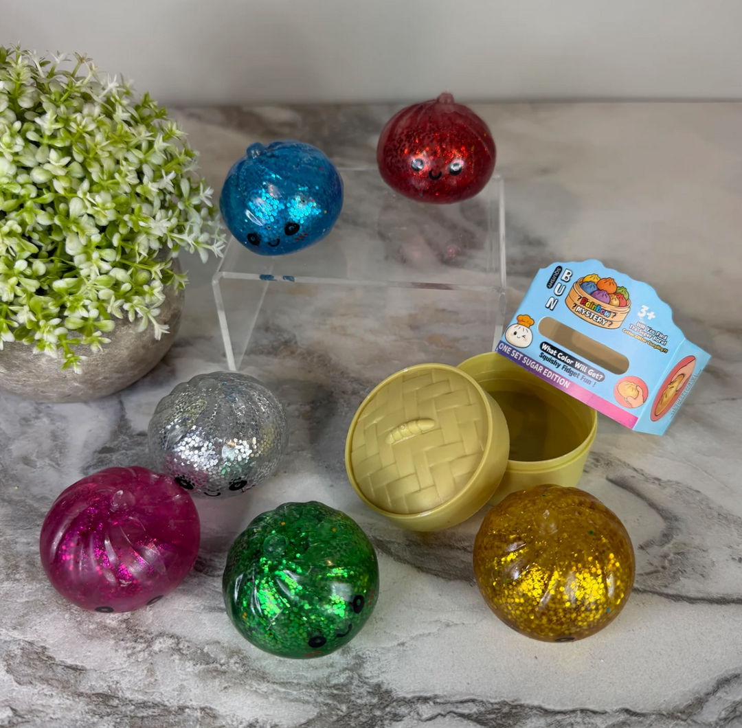 Viral Squishy Toy - Mini Dumpling, Quick Glitter + Water Bead