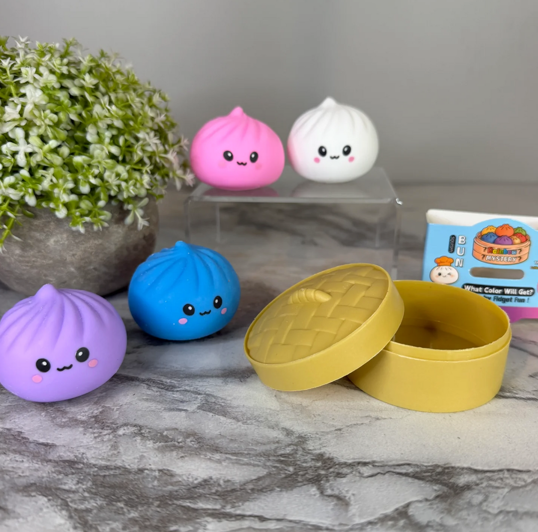 Viral Squishy Toy - Mini Dumpling, Solid