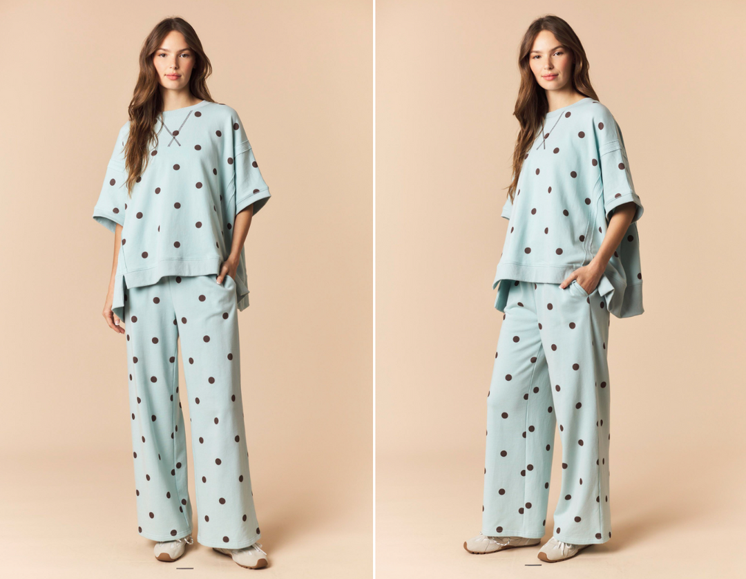 Peach Love - Polka Dot Set