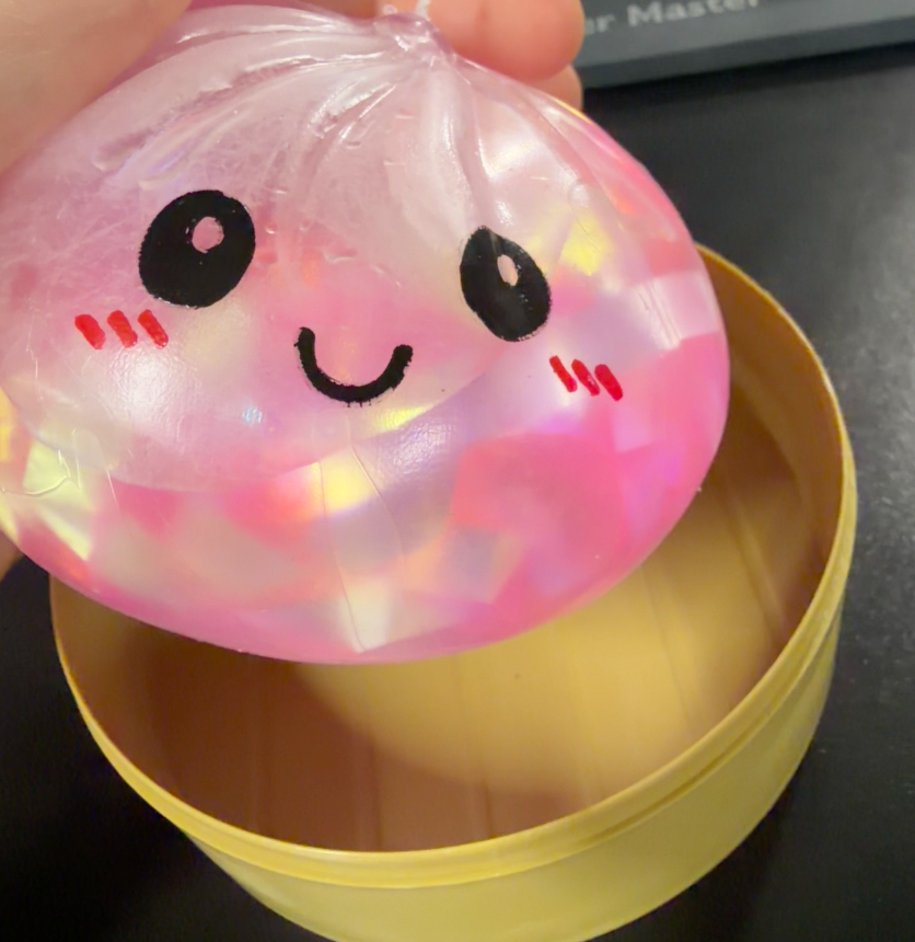 Viral Squishy Toy - Ribbon Dumpling
