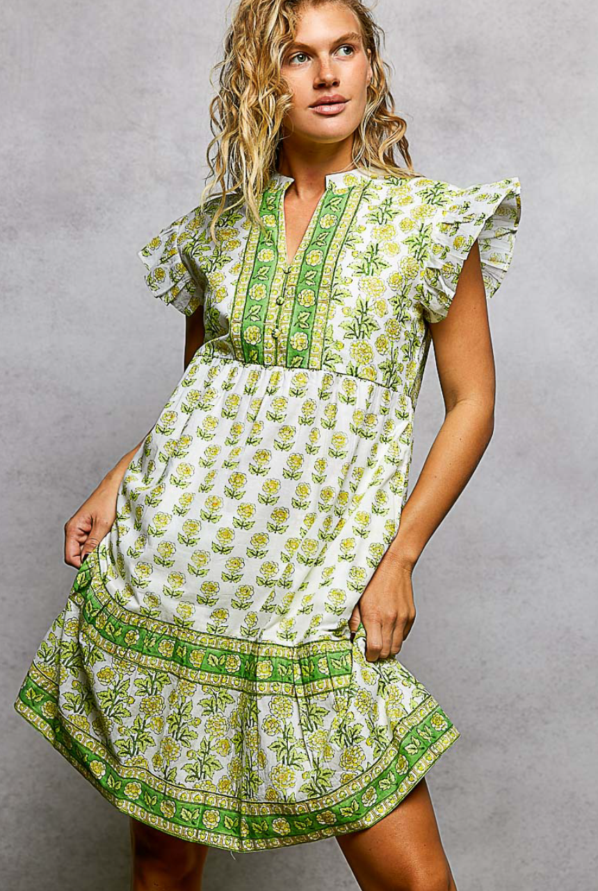 POL July Box - Lemon Floral Dress