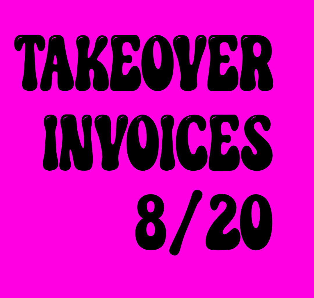 Takeover Invoices 8/20