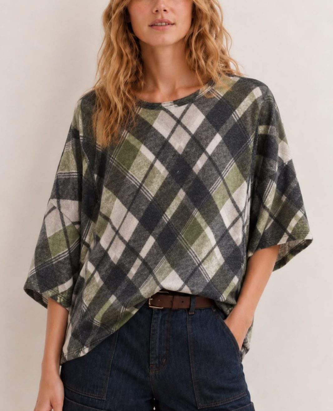 Celeste Live Box September - Plaid Top
