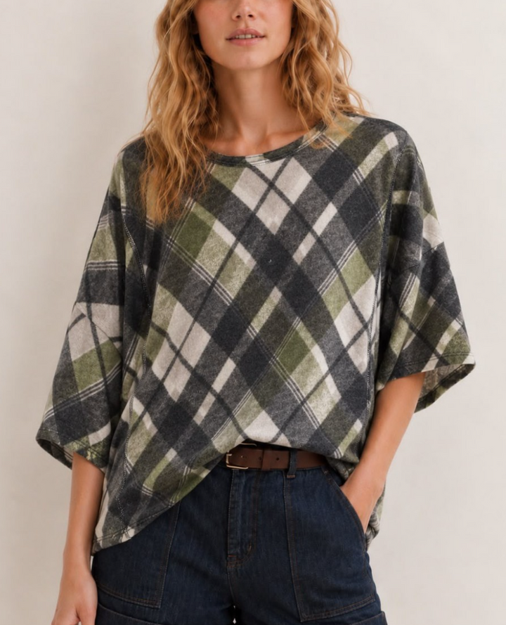 Celeste Live Box September - Plaid Top
