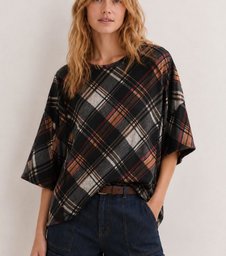 Celeste Live Box September - Plaid Top