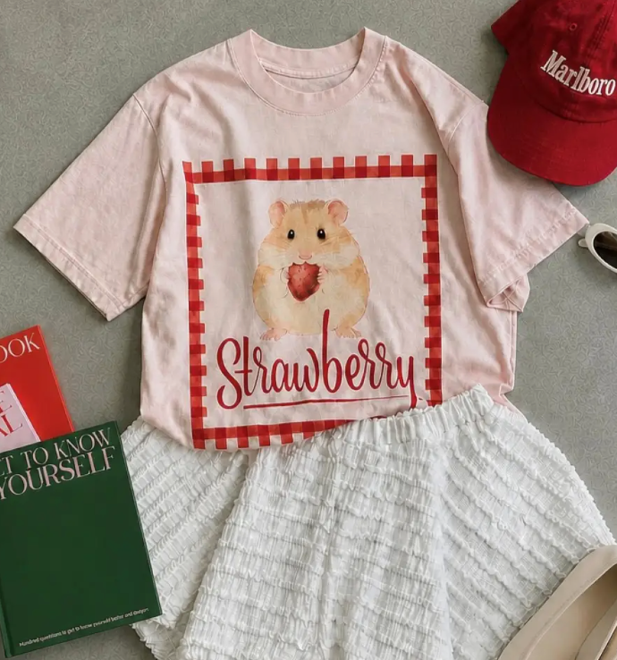 Jade by Jane - Strawberry Hamster Tee