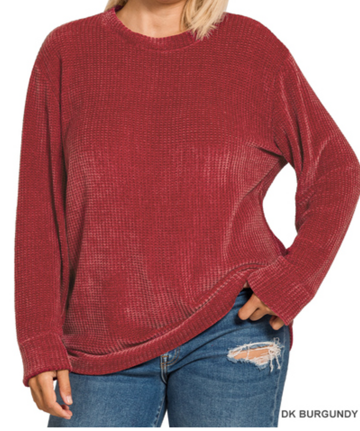 Zenana - Chenille Sweater