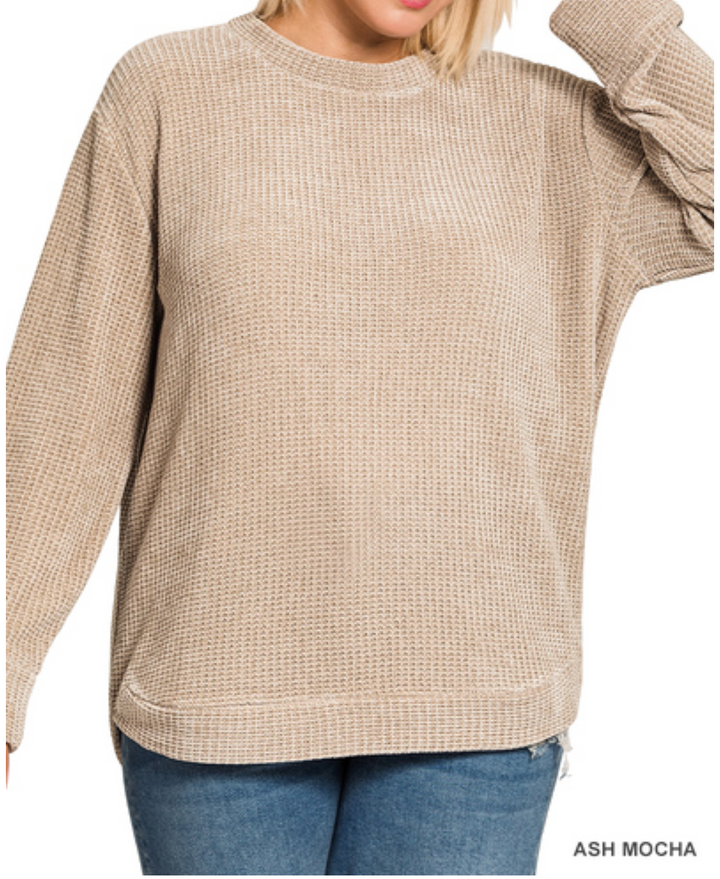 Zenana - Chenille Sweater