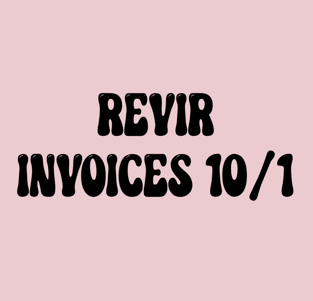 Revir Invoices 10/1