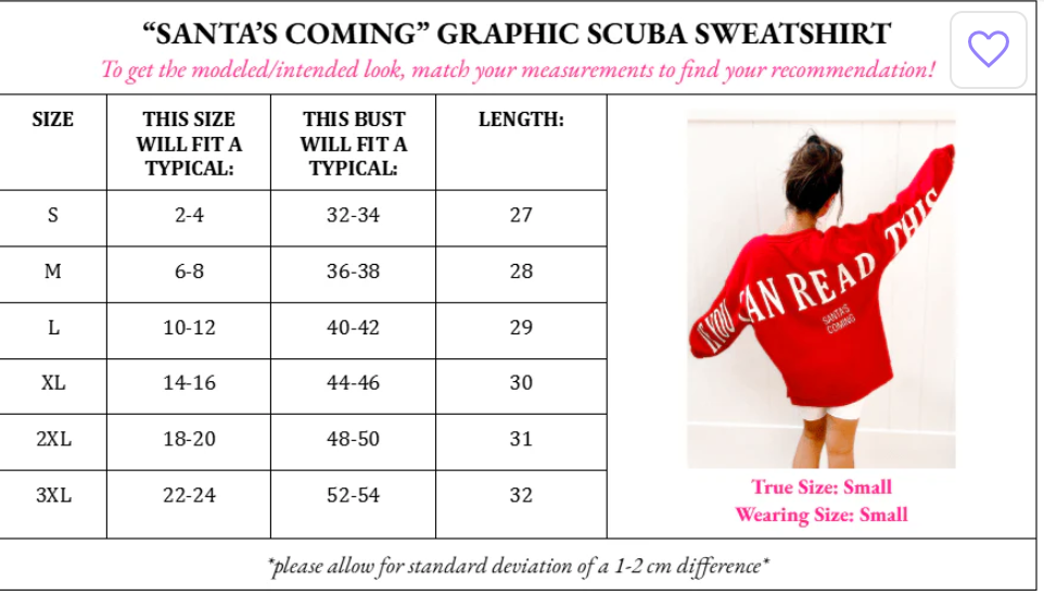 Santa's Coming Sweatshirt