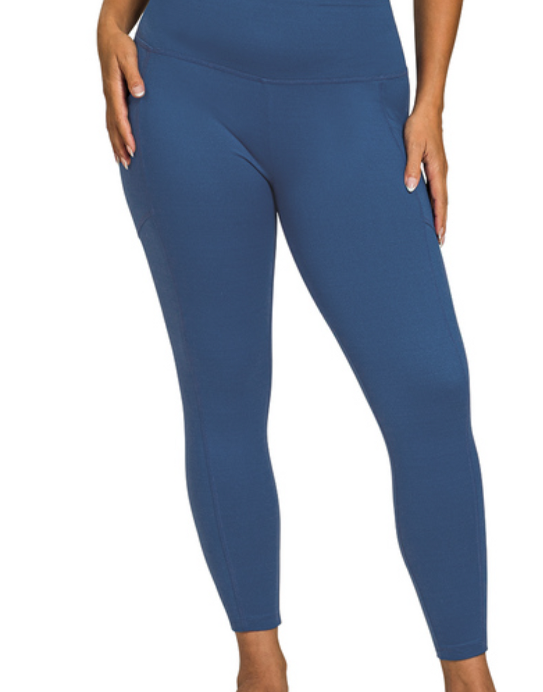 Zenana -Solid Leggings with Pocket