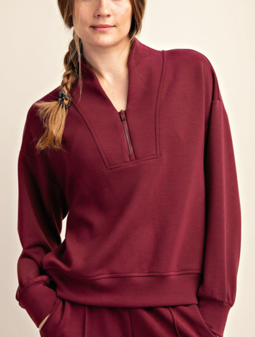 Rae Mode - Modal Luxe V Neck Top