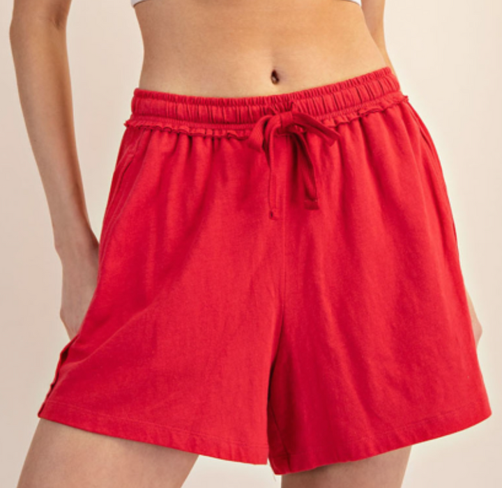 Rae Mode - Cotton Slub Lounge Shorts