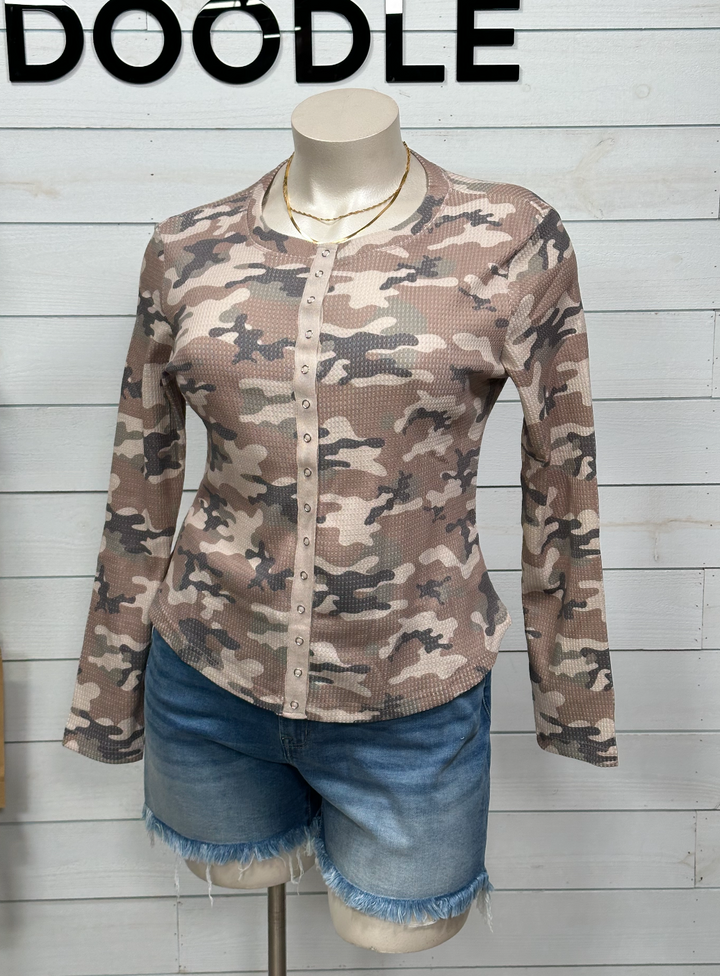 Blakeley - Snap Button Top