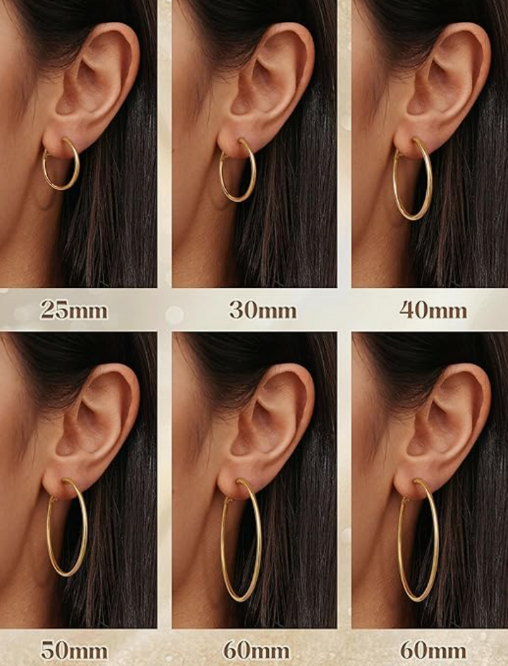 Sandy's Clip on Hoop Earrings