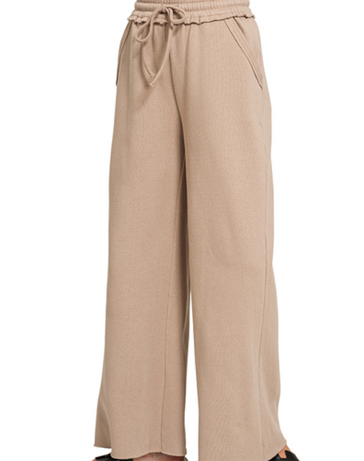 Zenana - Soft Wide Leg Pants