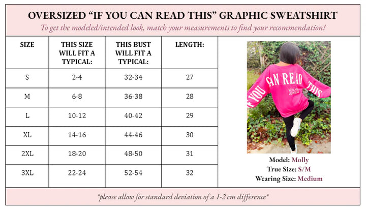 WLM - If You Can Read This Spring Sweatshirt