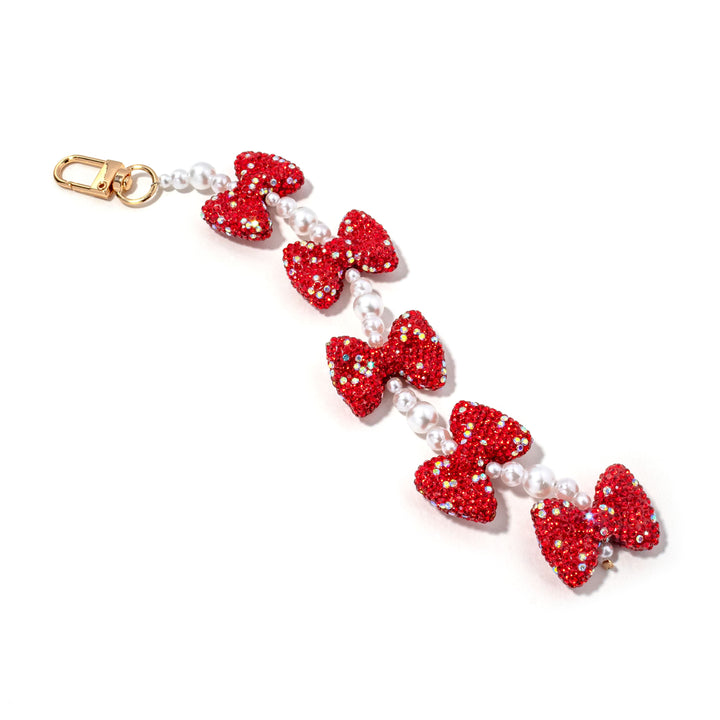 Bag Charm Sparkle Bow