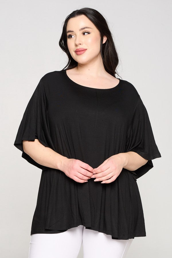 Short Sleeve Flowy Top