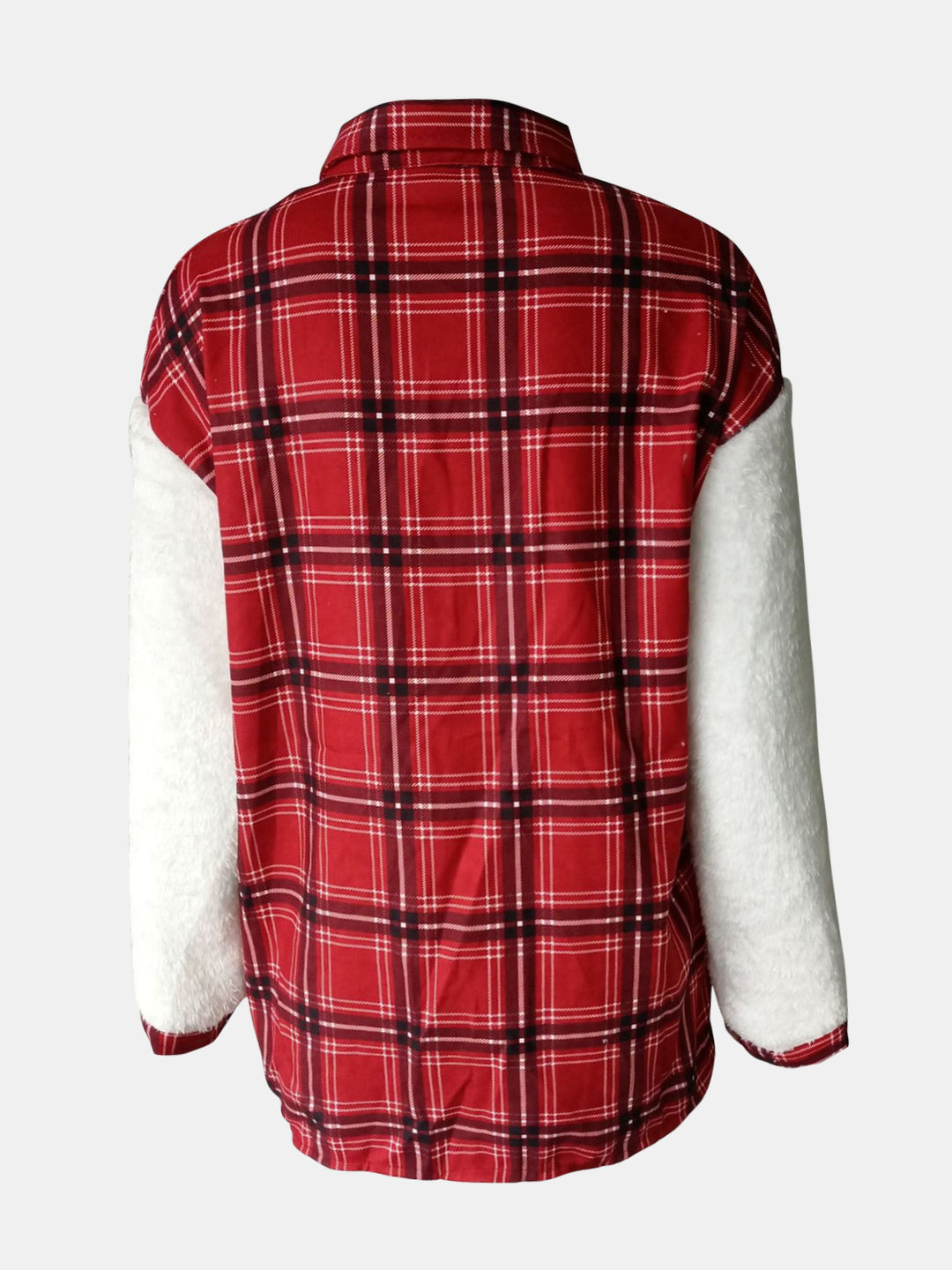 The Bouncing Doodle Fuzzy Button Up Long Sleeve Jacket