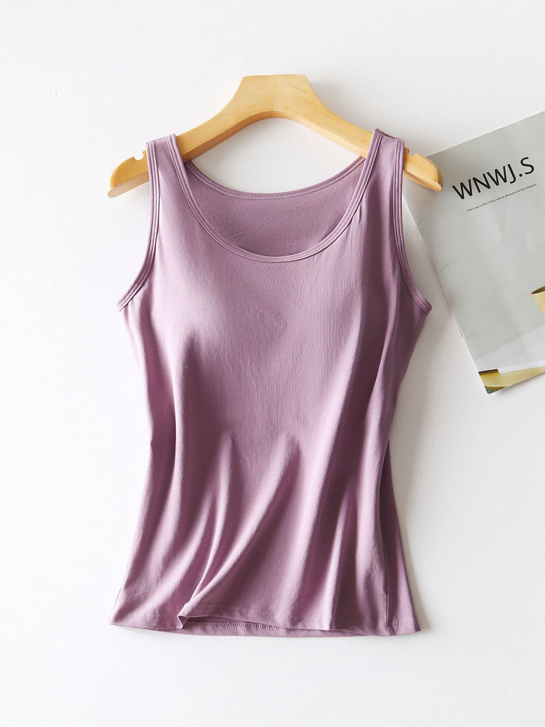 The Bouncing Doodle Round Neck Tank with Bra
