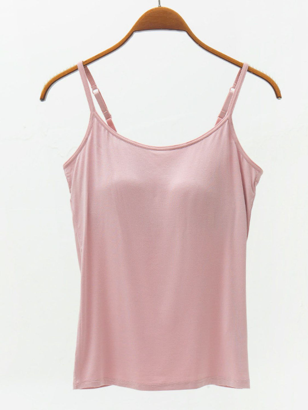 The Bouncing Doodle Adjustable Strap Modal Cami with Bra