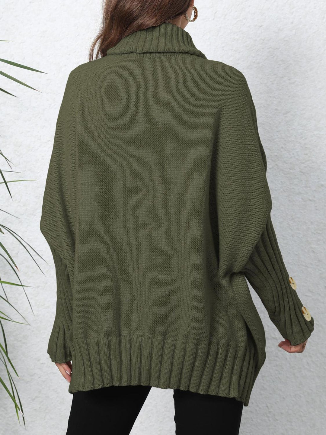 The Bouncing Doodle Turtleneck Long Sleeve Sweater
