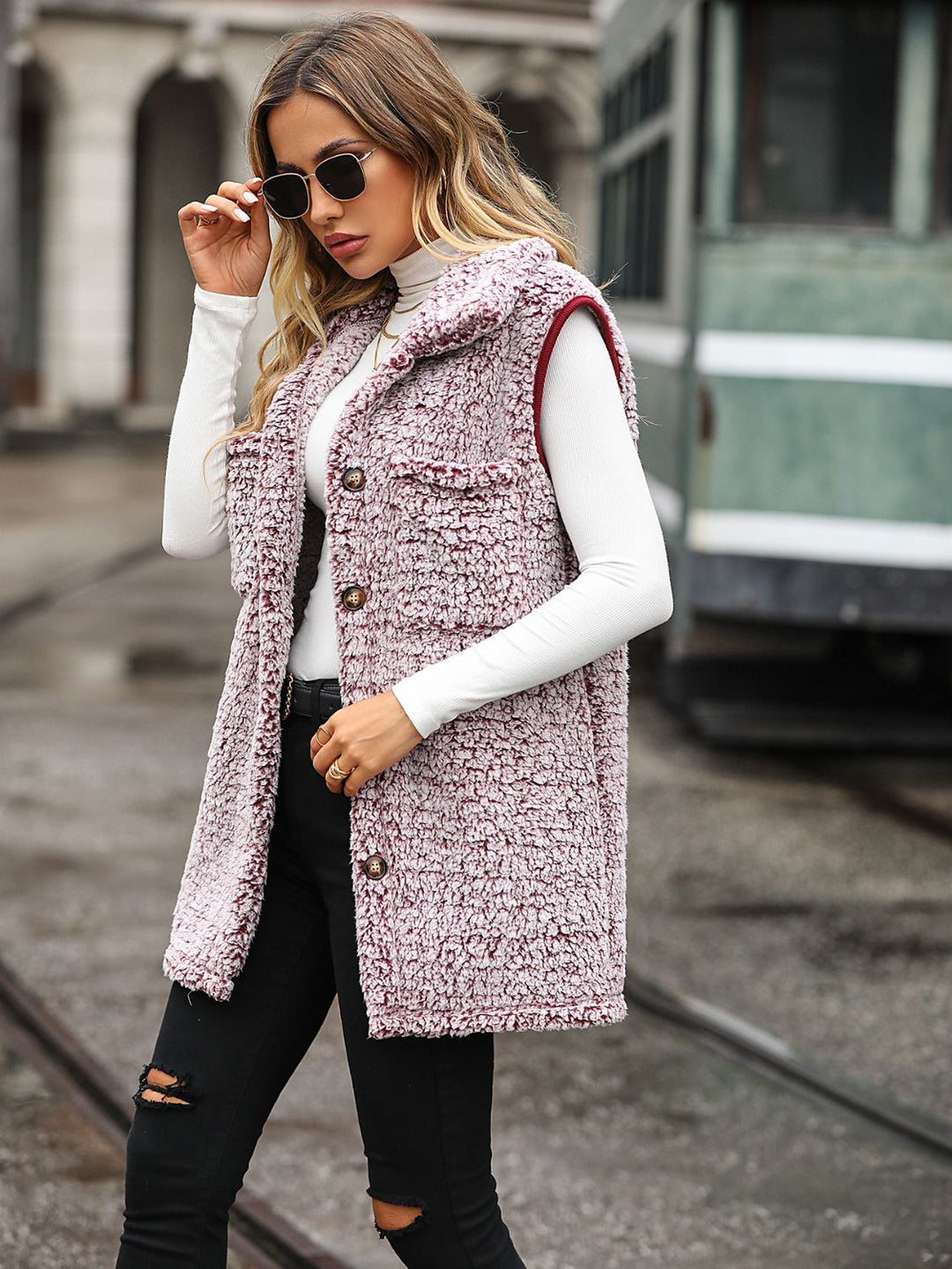 The Bouncing Doodle Sherpa Vest