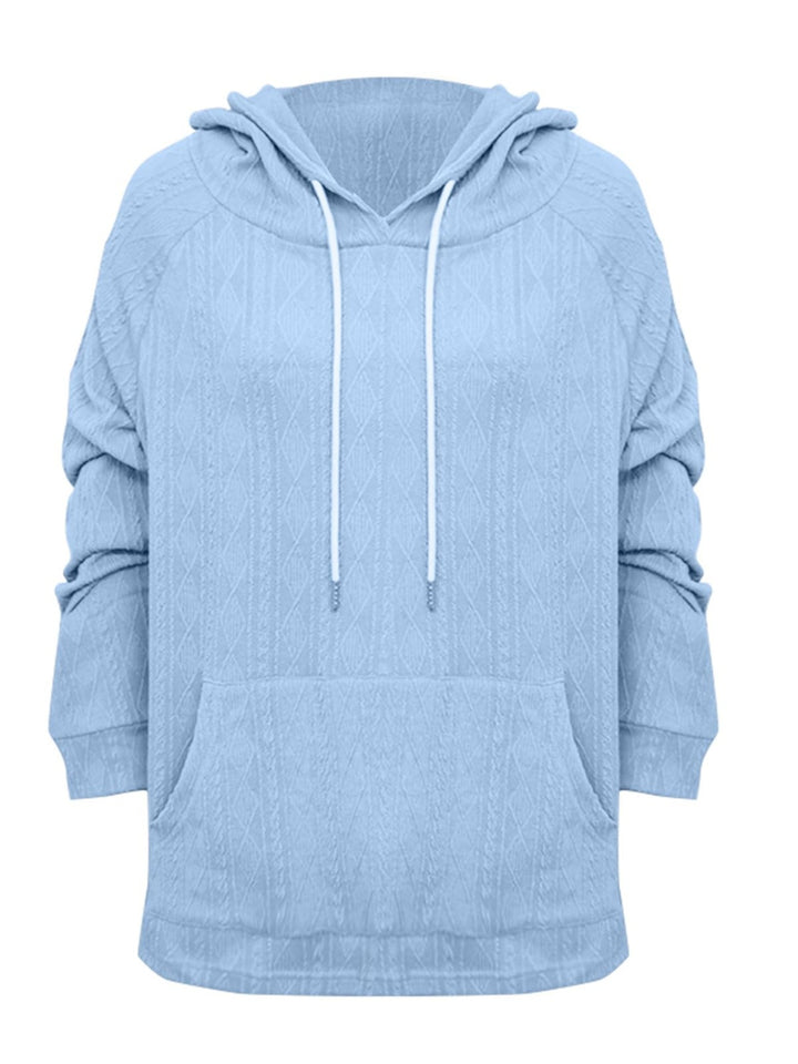 The Bouncing Doodle Drawstring Long Sleeve Hoodie