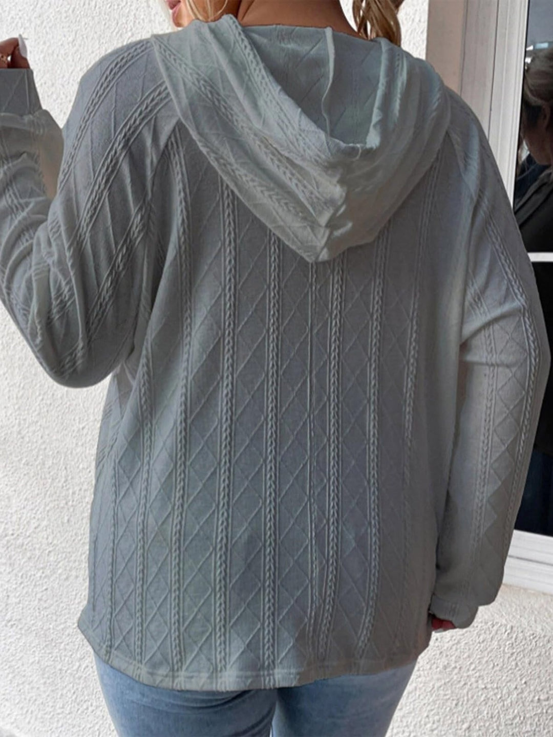 The Bouncing Doodle Drawstring Long Sleeve Hoodie