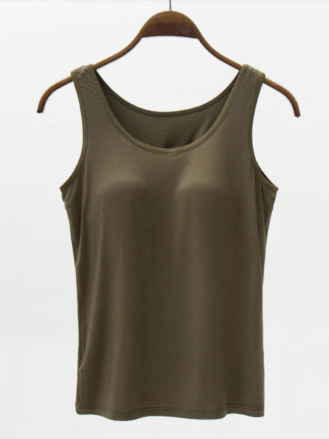 The Bouncing Doodle Full Size Wide Strap Modal Tank with Bra
