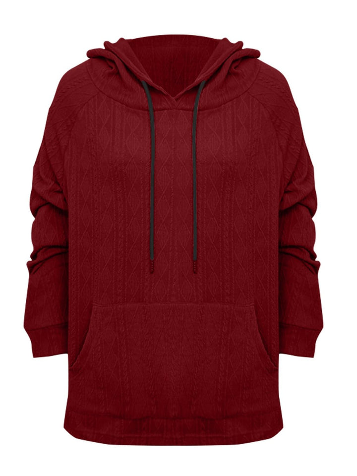 The Bouncing Doodle Drawstring Long Sleeve Hoodie