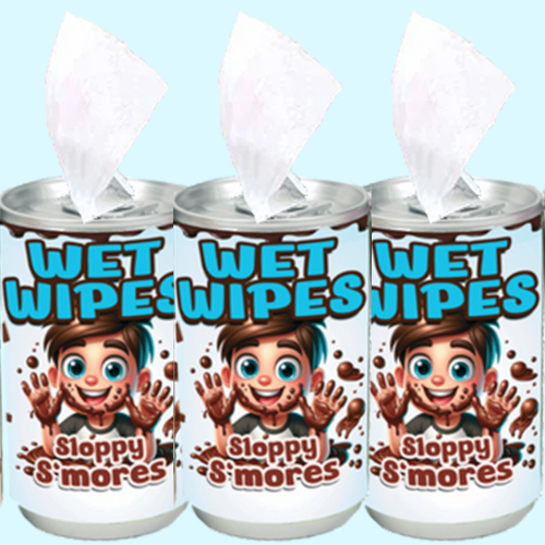 Wet Wipes - Messy S'mores Collection