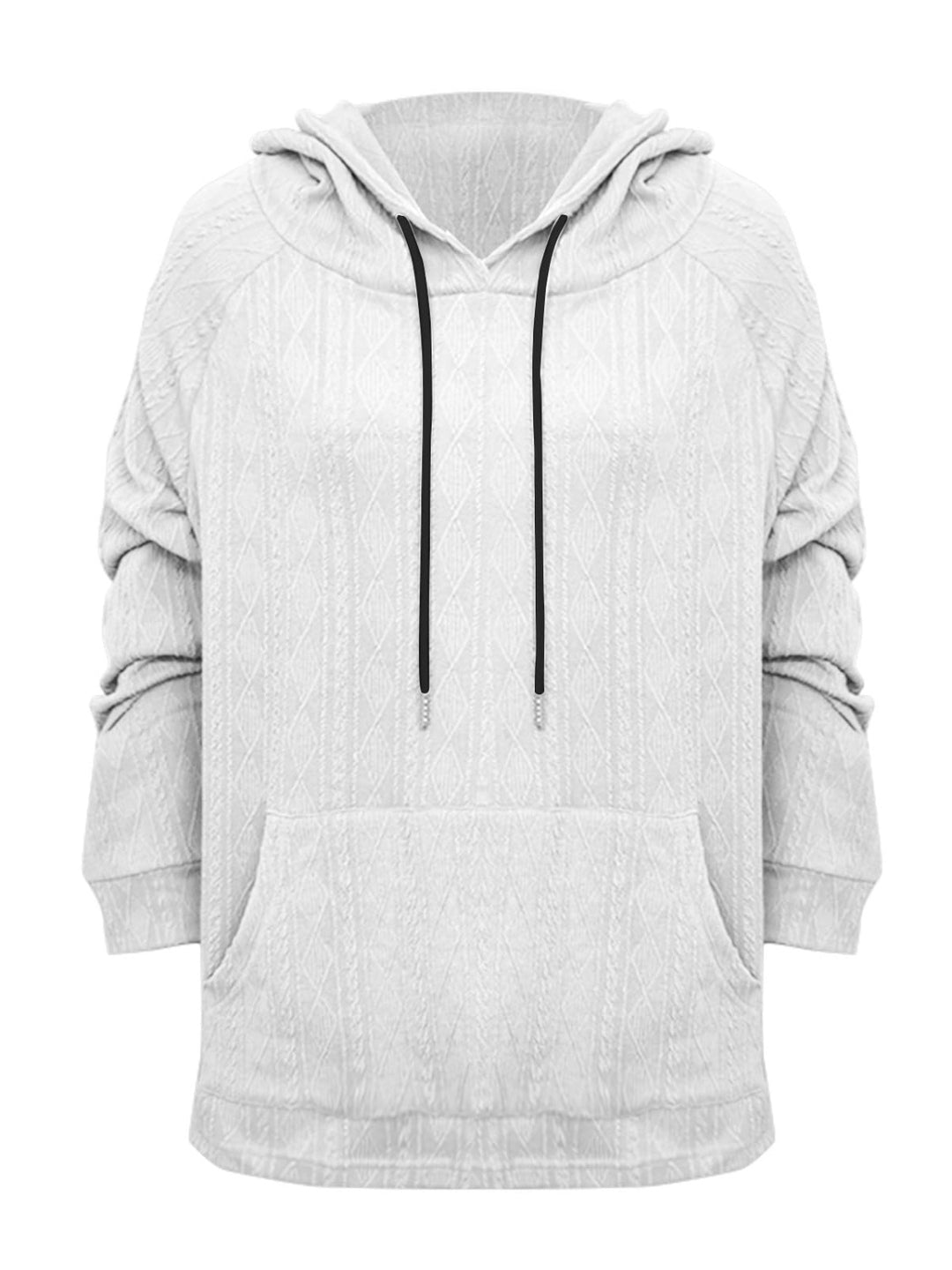 The Bouncing Doodle Drawstring Long Sleeve Hoodie