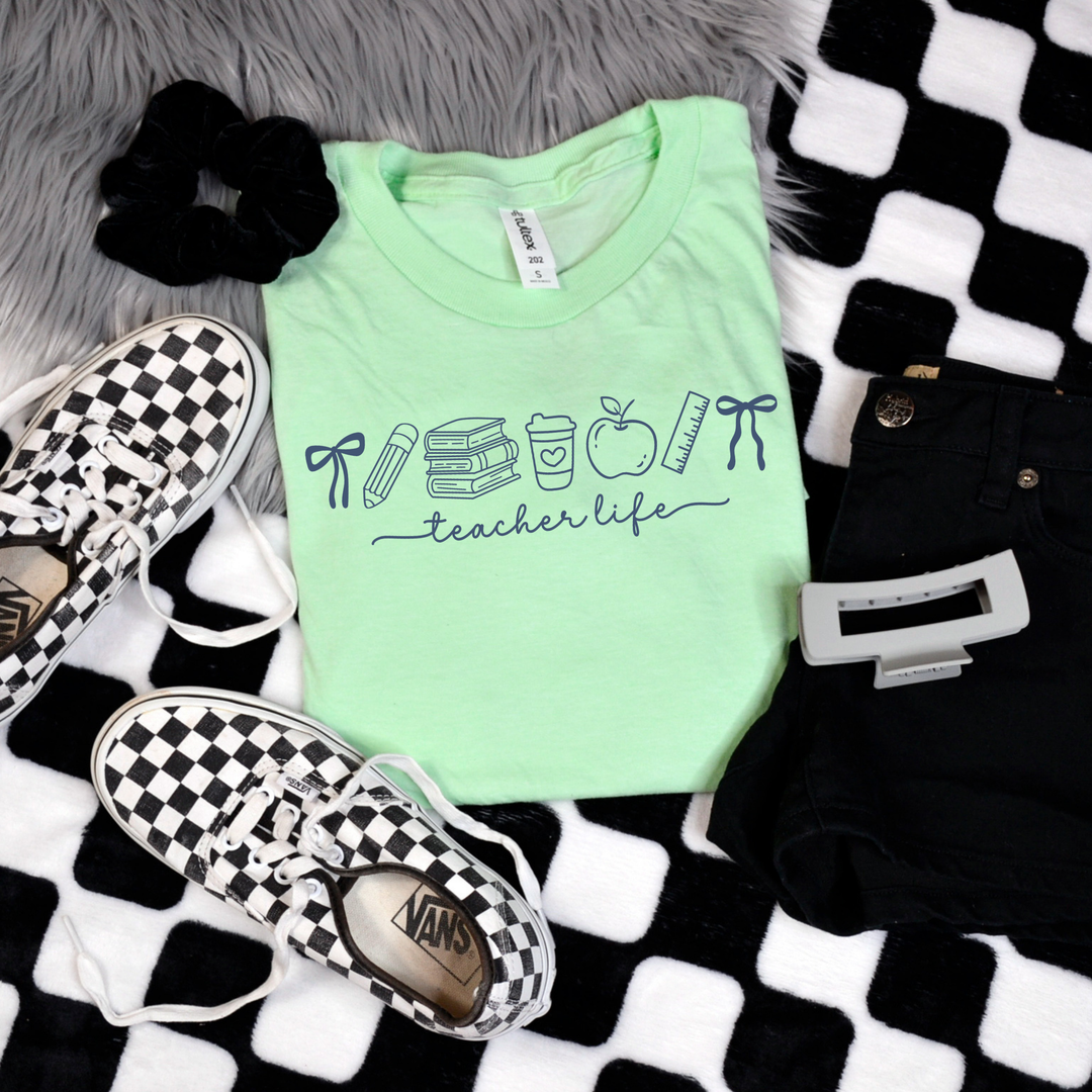 Teacher Life Graphic Tee