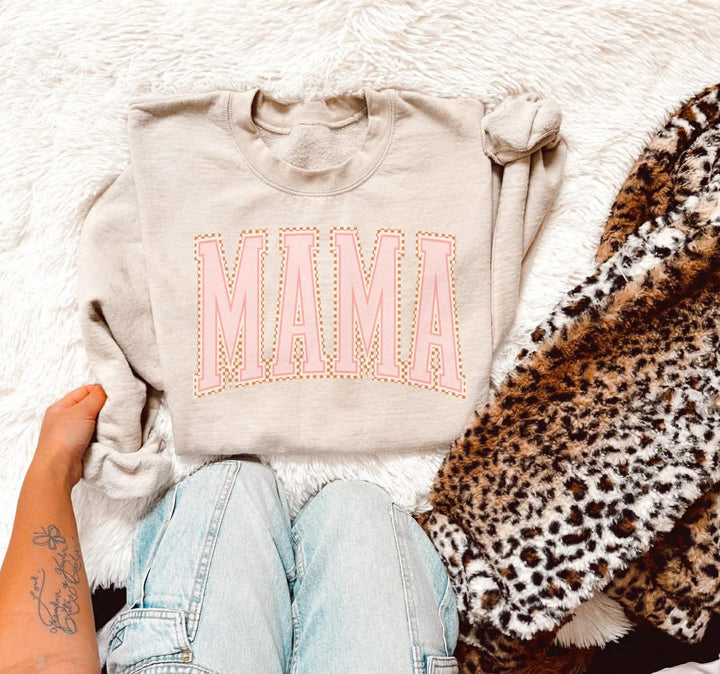 Classic Mama Graphic Crew Sweatshirt