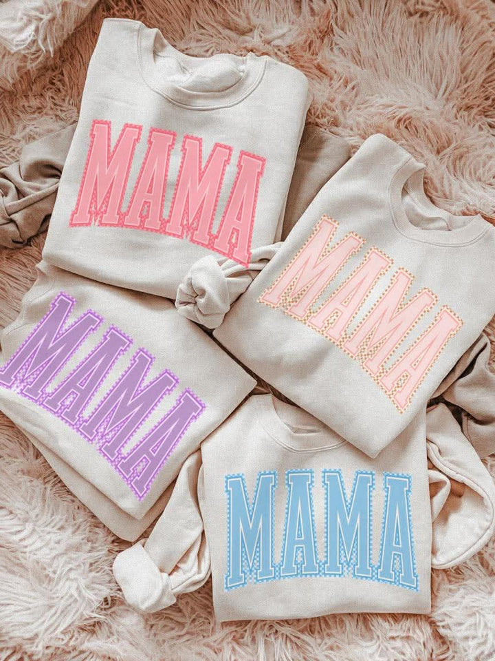Classic Mama Graphic Crew Sweatshirt