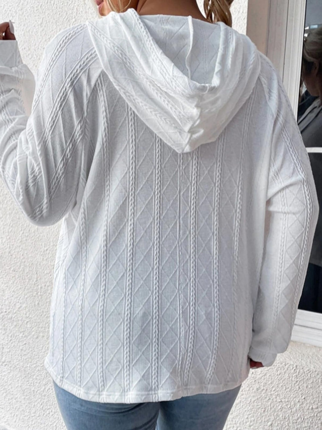 The Bouncing Doodle Drawstring Long Sleeve Hoodie