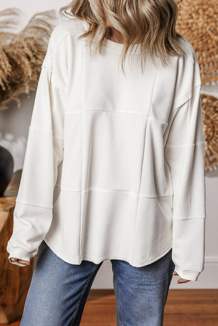 The Bouncing Doodle Round Neck Long Sleeve Sweatshirt