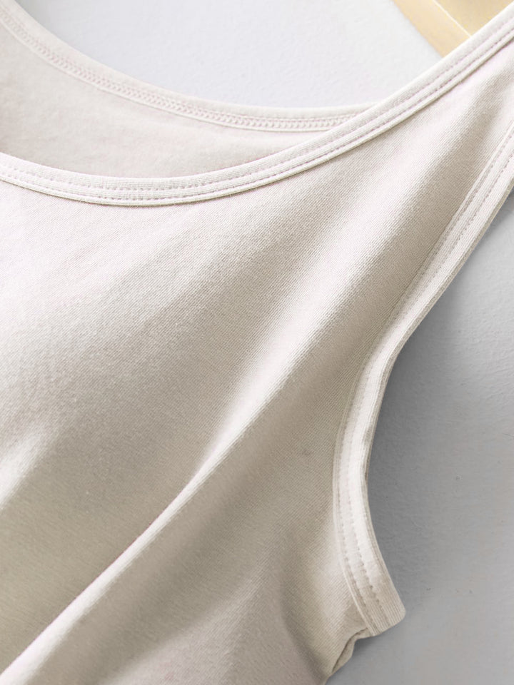 The Bouncing Doodle Round Neck Tank with Bra