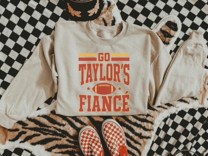 Go Taylor's Fiance Graphic Sweatshirt