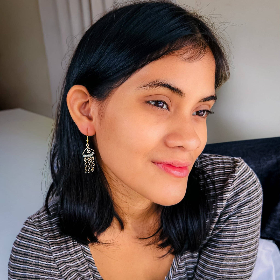 Jellyfish earrings