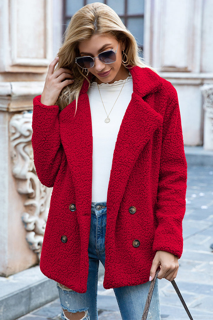 The Bouncing Doodle Sherpa Coat